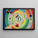 Disque-Relief - Robert Delaunay — indrammet kunstværk på væggen