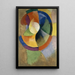 Formes circulaires Soleil nr. 2 - Robert Delaunay — indrammet kunstværk på væggen