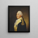 General William Smallwood - Robert Edge Pine — indrammet kunstværk på væggen