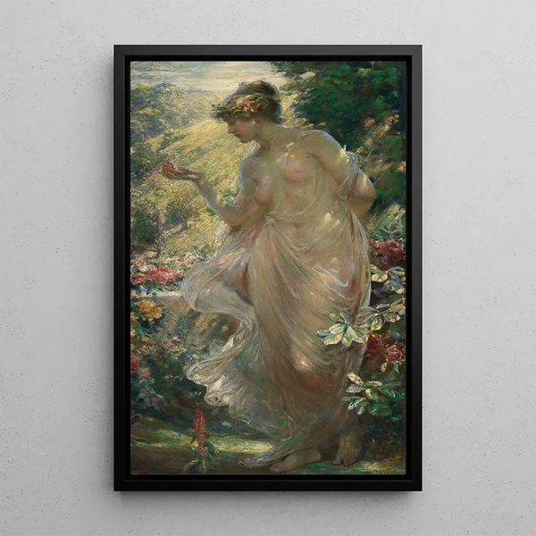 Le papillon - Robert Fowler — indrammet kunstværk på væggen