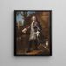 Portrait of Jean-Joseph de Pons - Robert Gabriel Gence — indrammet kunstværk på væggen