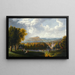 Vue de la rivière Hudson depuis l'église hollandaise de Tarrytown Beekman Manor House - Robert Havell Jr — indrammet kunstværk på væggen