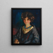 Annie Beg - Robert Henri — indrammet kunstværk på væggen
