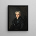 Elizabeth Virginia Lanning Bradner Smith Mme George Cotton Smith - Robert Henri — indrammet kunstværk på væggen