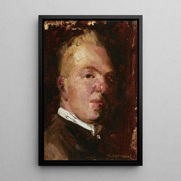 George Luks - Robert Henri — indrammet kunstværk på væggen