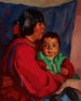Maria og baby - Robert Henri — visning af kunstværket