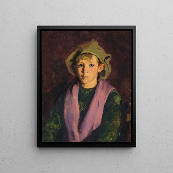Patrick - Robert Henri — indrammet kunstværk på væggen