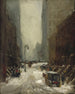 Snedækket i New York - Robert Henri — visning af kunstværket