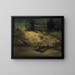 Averse soudaine - Robert Henri — indrammet kunstværk på væggen