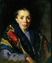 Den gamle model af den gamle spanske kvinde - Robert Henri — visning af kunstværket