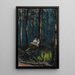 Le lecteur dans la forêt - Robert Henri — indrammet kunstværk på væggen