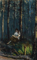 Le lecteur dans la forêt - Robert Henri — visning af kunstværket