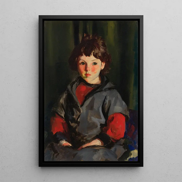 Uden titel maleri, Alanna - Robert Henri — indrammet kunstværk på væggen
