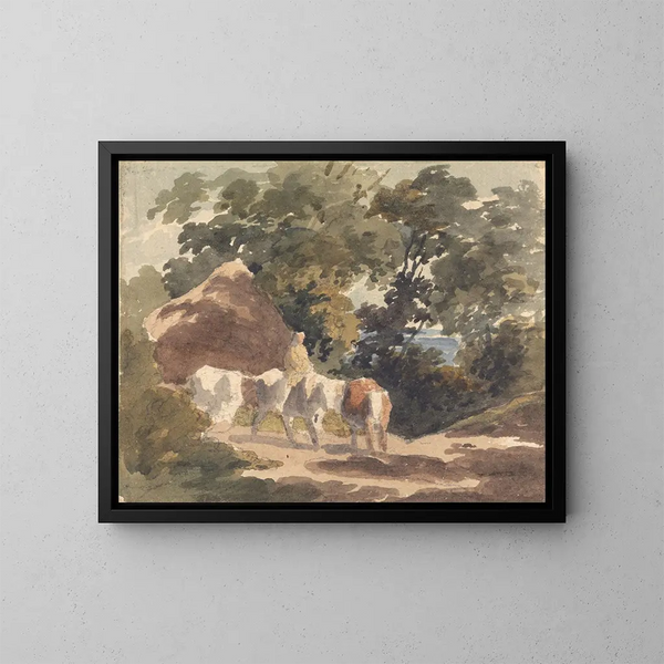 Souvenir de Gainsborough - Robert Hills — indrammet kunstværk på væggen