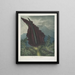 Le Dragon arum - Robert John Thornton — indrammet kunstværk på væggen