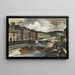 Village du Yorkshire, Angleterre - Robert Kirkland Jamieson — indrammet kunstværk på væggen