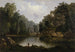 Trou blå, flodvandsstigning, Little Miami-floden - Robert S. Duncanson — visning af kunstværket