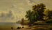 Landskab med lejr - Robert S. Duncanson — visning af kunstværket