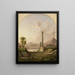 Pompeji - Robert S. Duncanson — indrammet kunstværk på væggen
