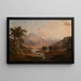 Landskab skotsk - Robert S. Duncanson — indrammet kunstværk på væggen