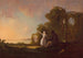 Onkel Tom og den lille Eva - Robert S. Duncanson — visning af kunstværket