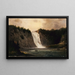 Cascade i Montmorency - Robert S. Duncanson — indrammet kunstværk på væggen