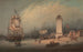 Le Phare Bas de North Shields - Robert Salmon — visning af kunstværket