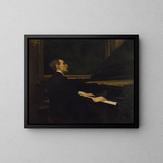 Vilhelm Stenhammar 1871-1927 - Robert Thegerström — indrammet kunstværk på væggen