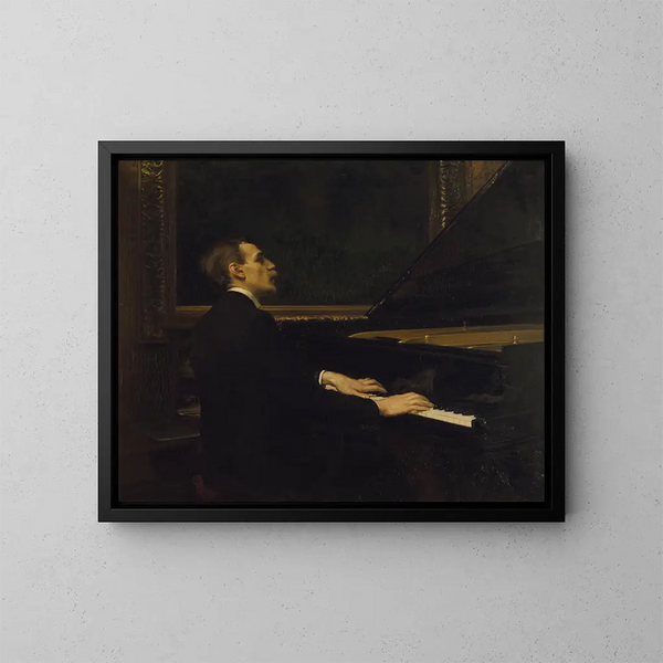 Vilhelm Stenhammar 1871-1927 - Robert Thegerström — indrammet kunstværk på væggen