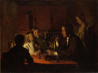 Le mikroskop - Robert Walter Weir — visning af kunstværket