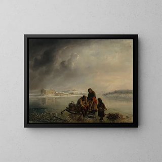 Robert Wilhelm Ekman - Winter Fishing In Front Of Turku.webp