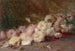 rosa og hvide krysantemum - Robert Wilton Lockwood — visning af kunstværket