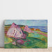 Reproduktion af maleriet Røde klipper nær Åsgårdstrand - Edvard Munch