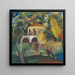 Rococo - August Macke — indrammet kunstværk på væggen