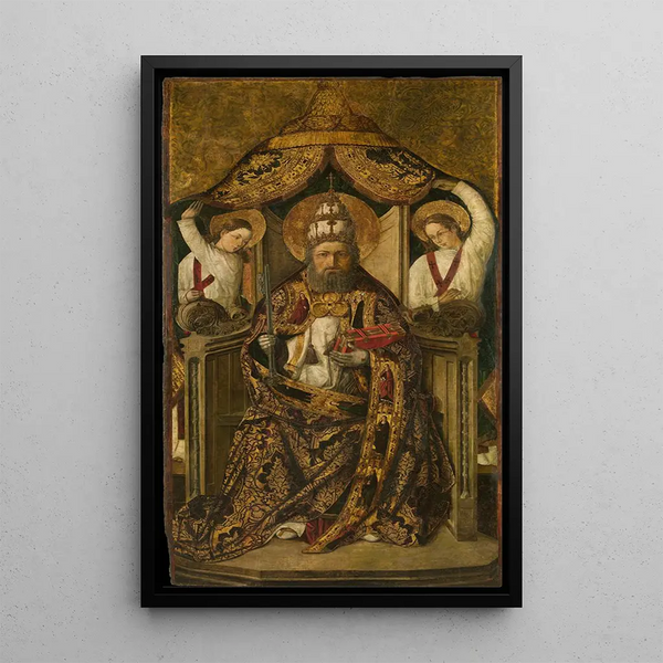 Saint Pierre en majesté - Rodrigo de Osona — indrammet kunstværk på væggen