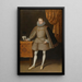 Portrait af Filip IV af Spanien - Rodrigo de Villandrando — indrammet kunstværk på væggen