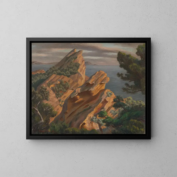 La Ciotat - Roger Fry — indrammet kunstværk på væggen