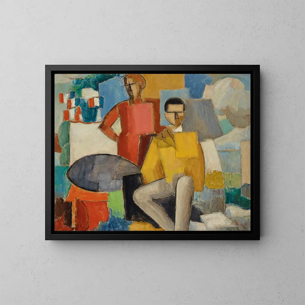 Le Quatorze Juillet - Roger de La Fresnaye — indrammet kunstværk på væggen