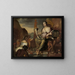 Allegori af Penge - Romeyn de Hooghe — indrammet kunstværk på væggen