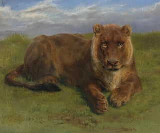 Rosa Bonheur - Lioness At Rest.webp
