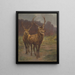 Les monarques de la forêt - Rosa Bonheur — indrammet kunstværk på væggen