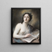 La Poésie - Rosalba Carriera — indrammet kunstværk på væggen