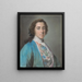 Portrait af Henry Fiennes Pelham-Clinton, niende greve af Lincoln og anden hertug af Newcastle - Rosalba Carriera — indrammet kunstværk på væggen