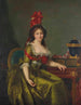 Portrait af en dame - Rose-Adélaïde Ducreux — visning af kunstværket