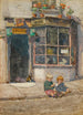 Atelier de cordonniers à Lancelot Place, Knightsbridge - Rose Barton — visning af kunstværket