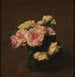 Reproduktion af maleriet Roser i en krystalvase - Henri Fantin-Latour