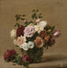 Reproduktion af maleriet Roses i en glasglobus - Henri Fantin-Latour