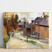 Reproduktion af maleriet af Route De Laon - Robert Delaunay