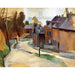 Reproduktion af maleriet af Route De Laon - Robert Delaunay