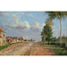 Reproduktion af maleriet af Route de Versailles, Rocquencourt - Camille Pissarro